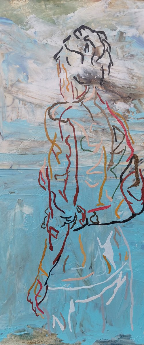 X 174 – Nude from behind. Daniela by Uli Lächelt