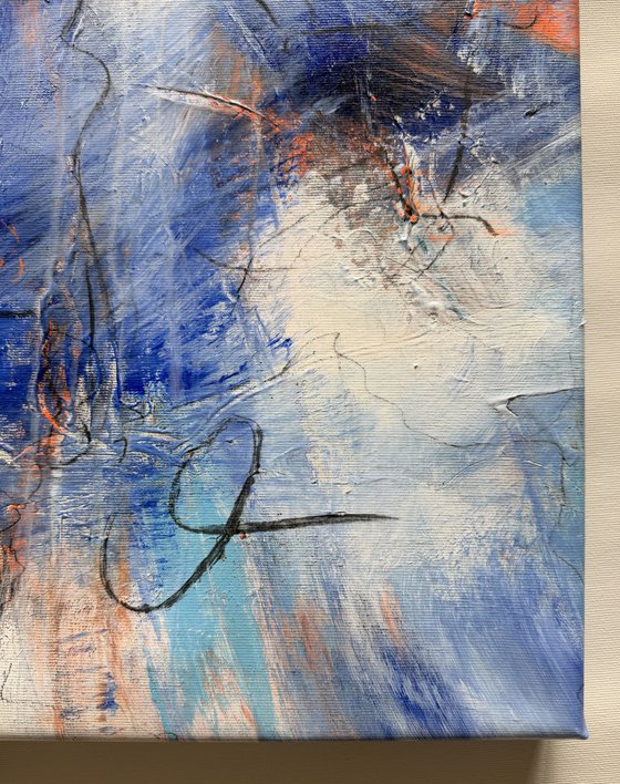 Dancers in the blue