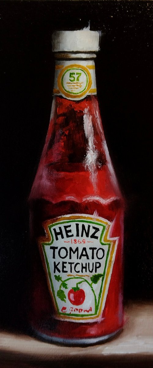 Heinz Tomato Ketchup still life by Jane Palmer Art