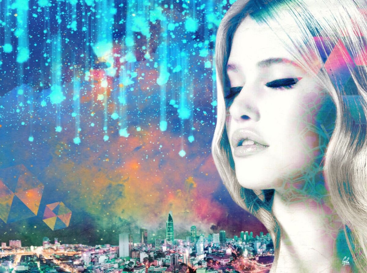THE CITY OF DREAMS | 2015 | DIGITAL ARTWORK PRINTED ON HIGH QUALITY PHOTO PAPER | 40 X 30... by Simone Morana Cyla