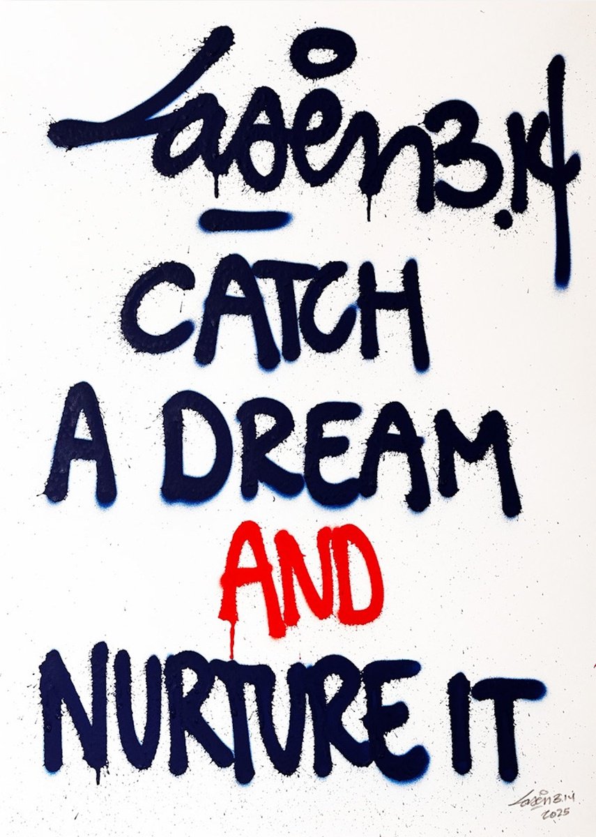 Urban And Pop Abstract Painting By Laser 3.14, 20 X 28", Catch A Dream.., Original Artwork