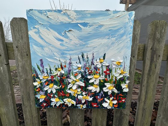 Wild Flowers deep impasto