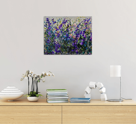Lavender Abstract   - Original Painting