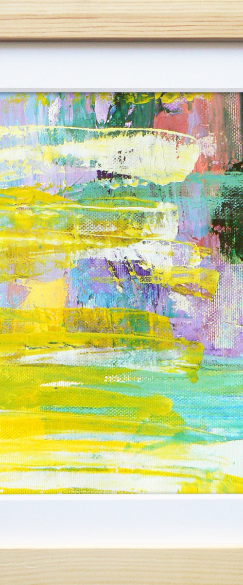 Abstract on canvas #1 by Carolynne Coulson
