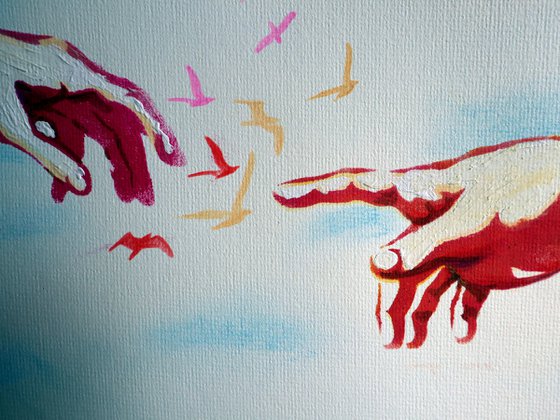 Fantasy with Flowers 335: paper 59x42cm