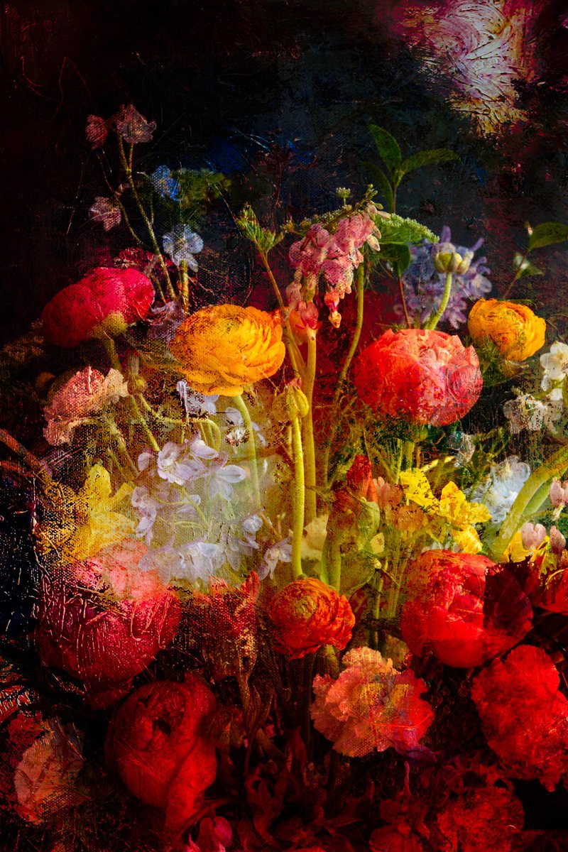 Baroque Flowers VII by Viet Ha Tran