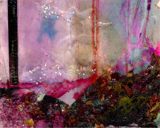 Enchanted Mystery -  Mixed Media Art by Kathy Morton Stanion