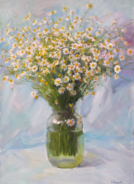 Daisies in a jar