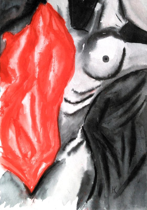 Woman Nude Painting