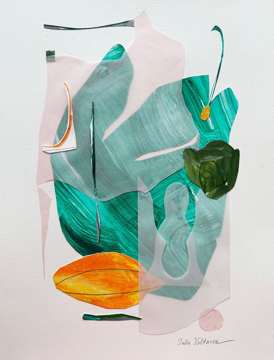 Green leaf by Julia Valtanen