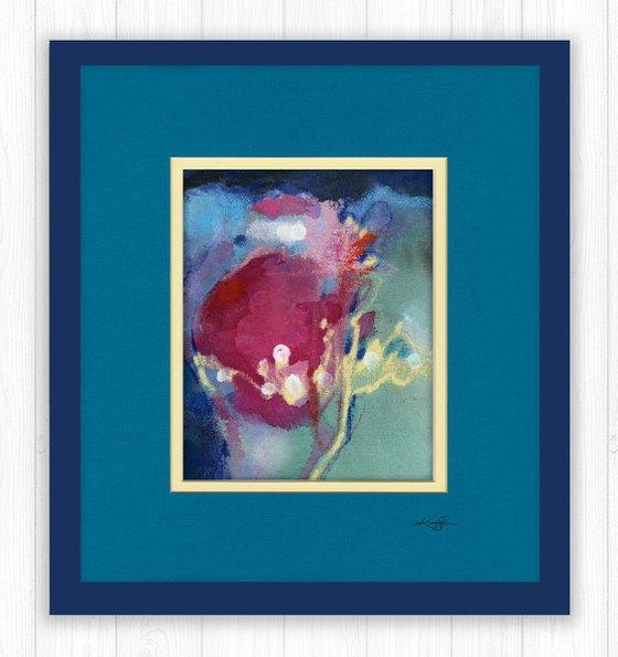 Abstract Flowers - Mixed Media Abstract Floral Painting by Kathy Morton Stanion, Modern Home decor