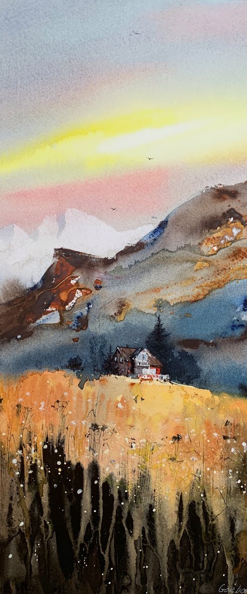 House in the mountains #5 by Eugenia Gorbacheva