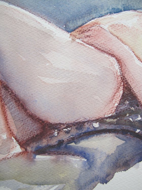 reclining female nude