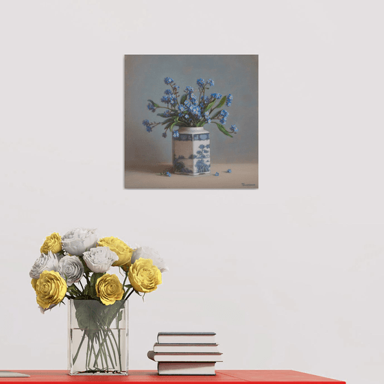 Still life: Allure of blue
