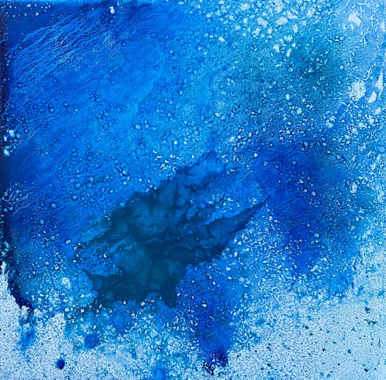 Blue abstract painting 2205202011