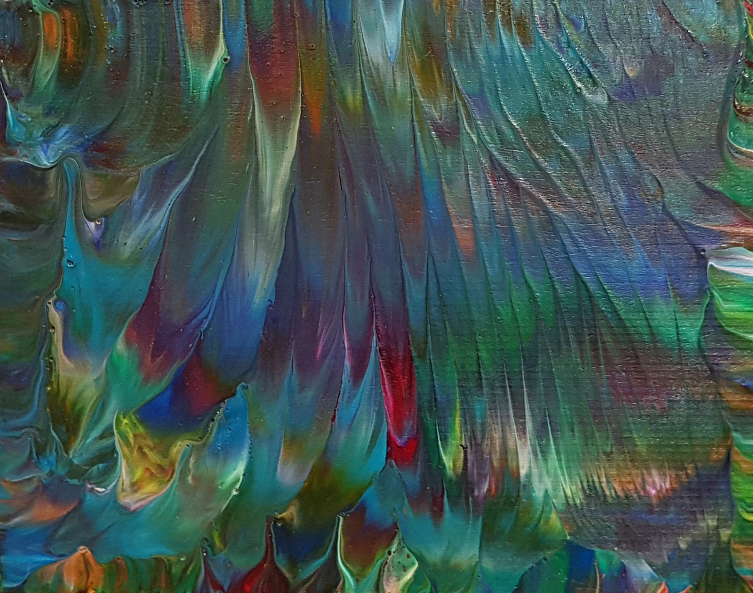 Reef Life Original Abstract Blue Ocean Life Cor Artfinder