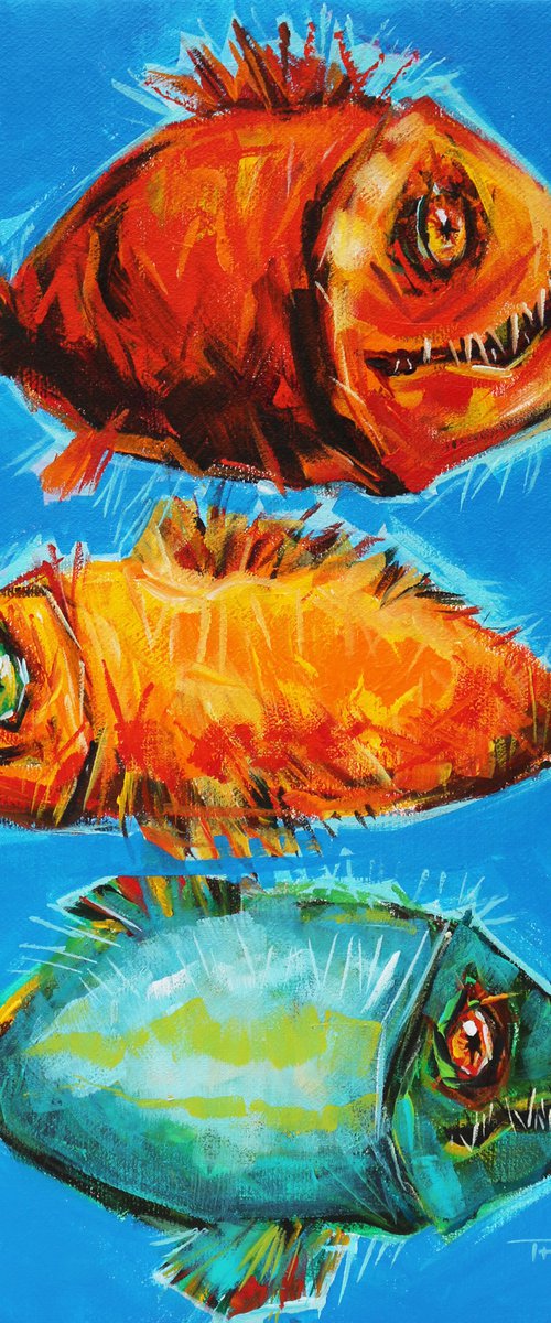 Big Fish - 46x61cm. by Trayko Popov