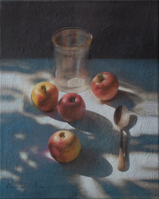 The Glass, Spoon and Apples