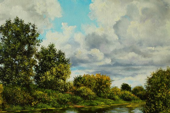 Cows at the River Watering