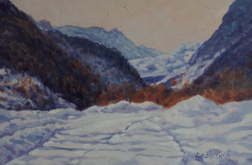 Snow in the Aosta Valley by Claudio Ciardi