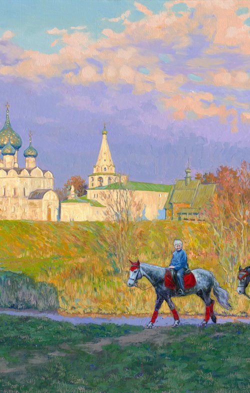 Suzdal. Horse riding by Simon Kozhin