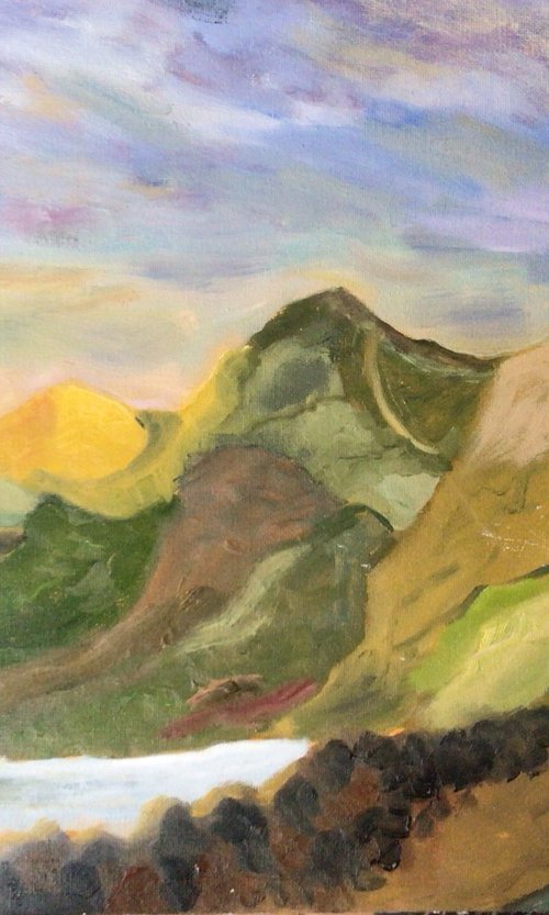 Golden Cap, West Bay by Julian Lovegrove Art