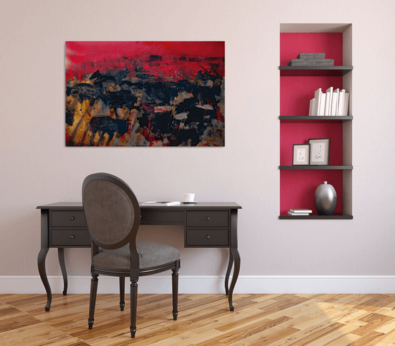 TAUREAUX SOLEIL COUCHANT