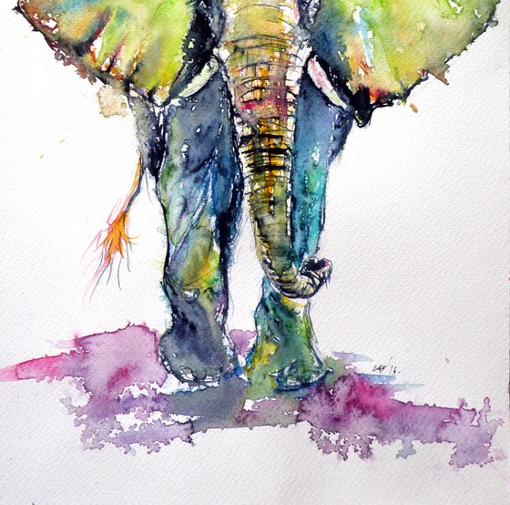Colorful elephant