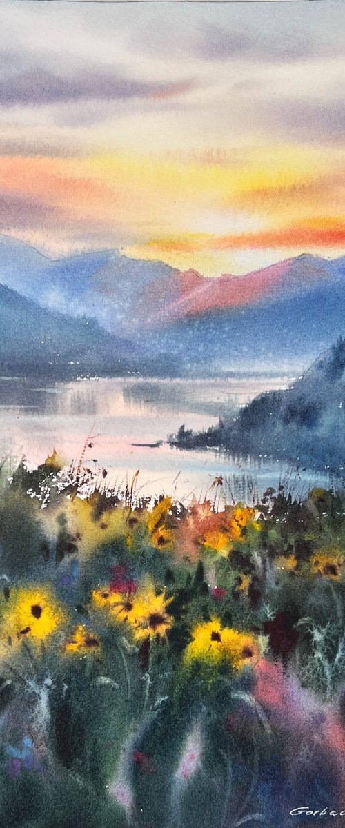 Golden Quiet Oregon by Eugenia Gorbacheva