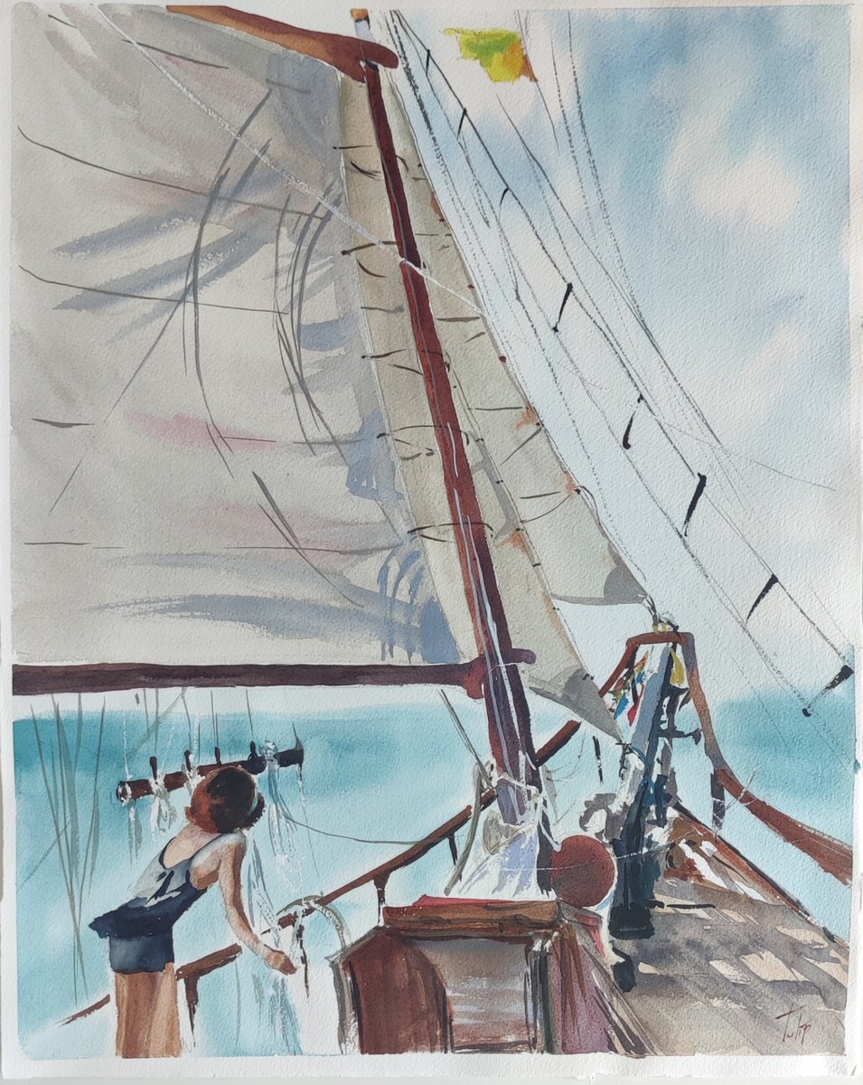 Sailing Athlanta by Aa Tyulpanova