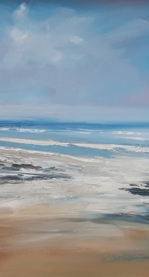 The beach at Aberdaron by Steve Keenan