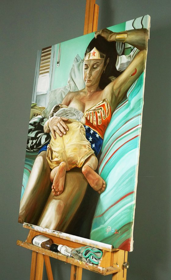 Wonder woman nursing