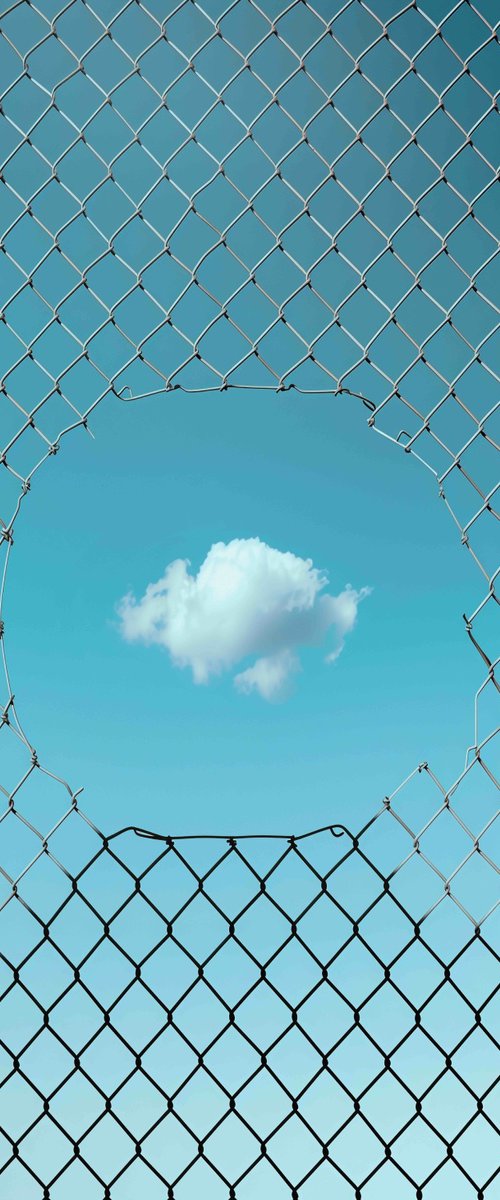 Fenced cloud by Marcus Cederberg