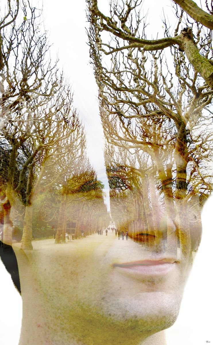 Illustrative Portrait Photograph By Bojan Jevtic, 26 X 43, I Remember, Original Artwork