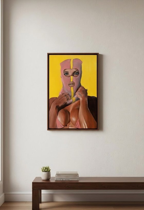 Pink Bandit - Pop Art - House Decor