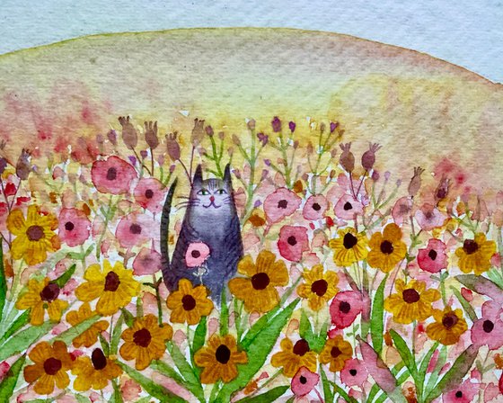 Hiding in the Flowers