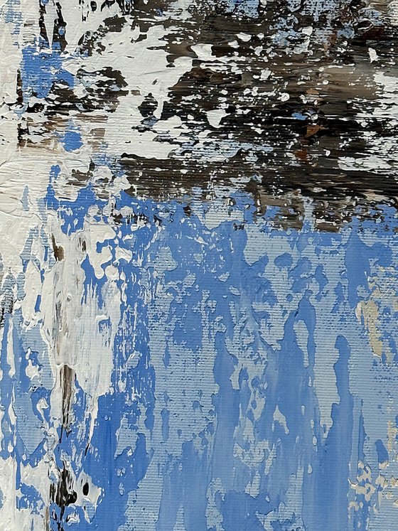 Blue Structural Passage Diptych set