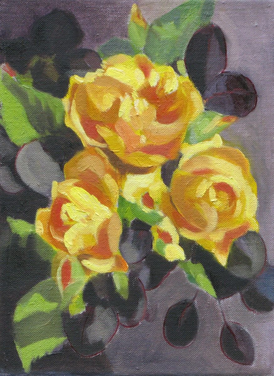 Yellow Roses by Alison Chambers
