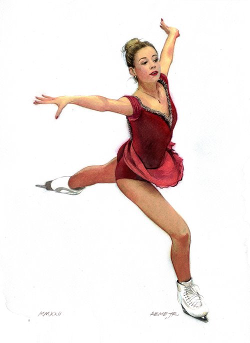 Figure skating III by REME Jr.