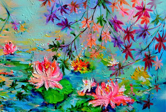 Japanese Maple - Water Lilies