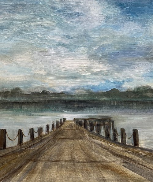Lake Pier by Silvia  Vassileva