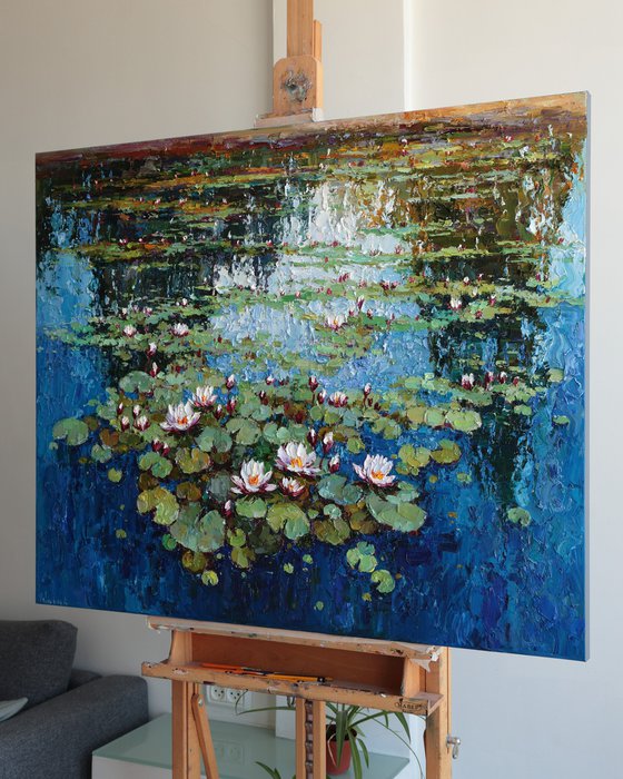 White Water Lilies Pond