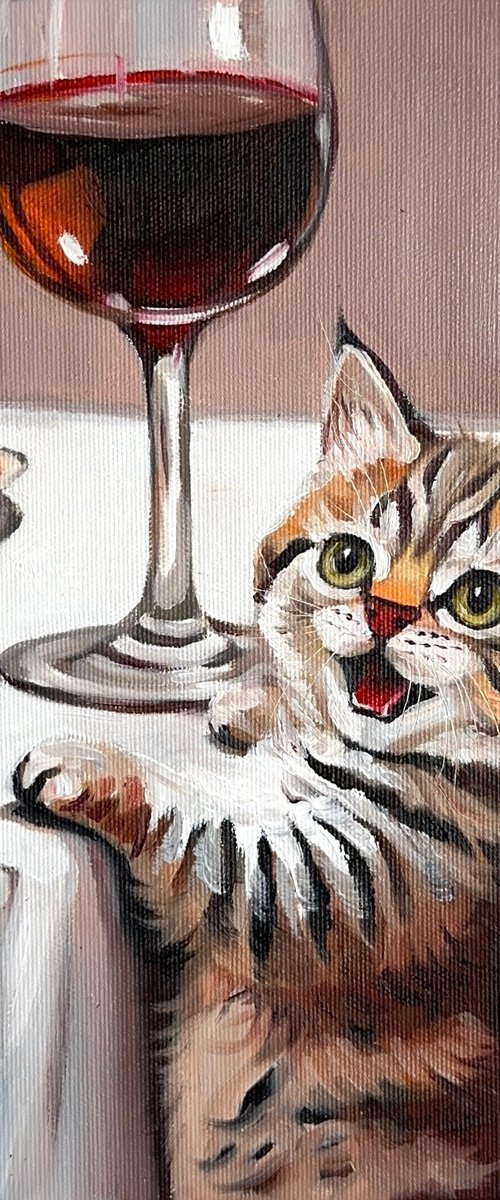 The Curious Dinner Guest by VICTO