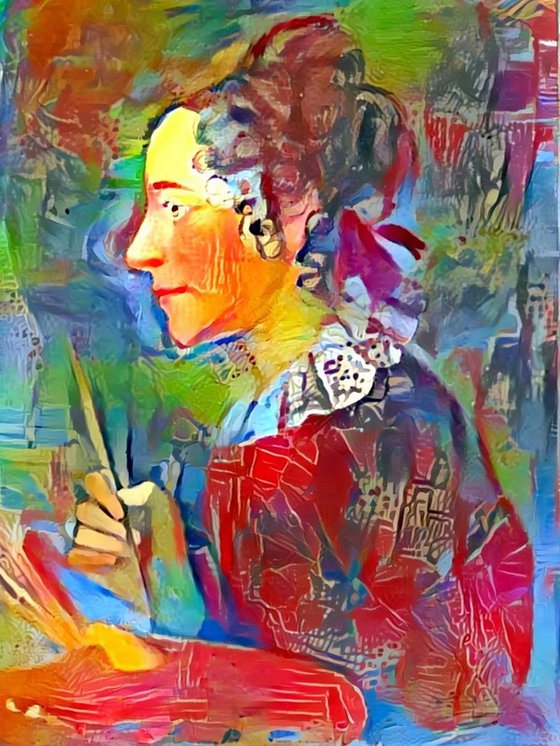 self portrait woman painter N11