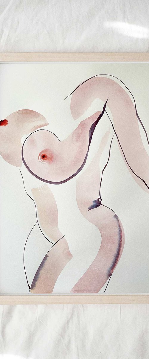 'Fleeting Moment', nude study by Eve Devore