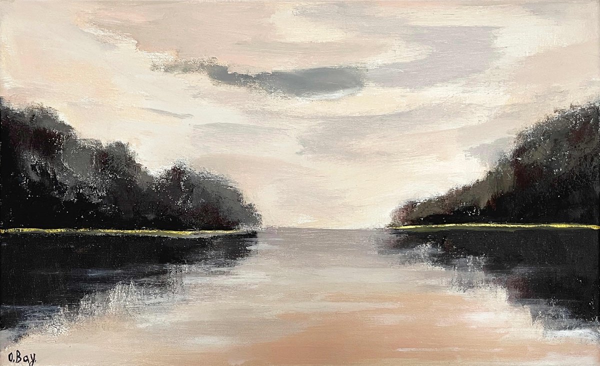  Silent Evening By Olesya Bay, 20 X 12, Artwork For Sale On Artfinder