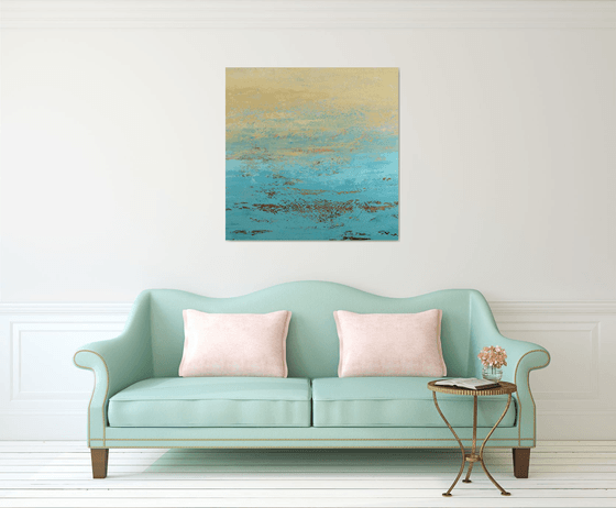 Fusion - Modern Abstract Expressionist Seascape