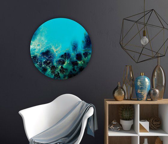 Golden Halo, Blue Depth #4
