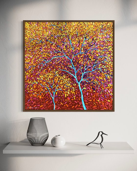 Colourful tree