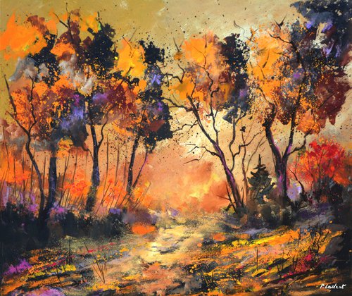 The rich colours of trees in autumn- 7623 by Pol Henry Ledent